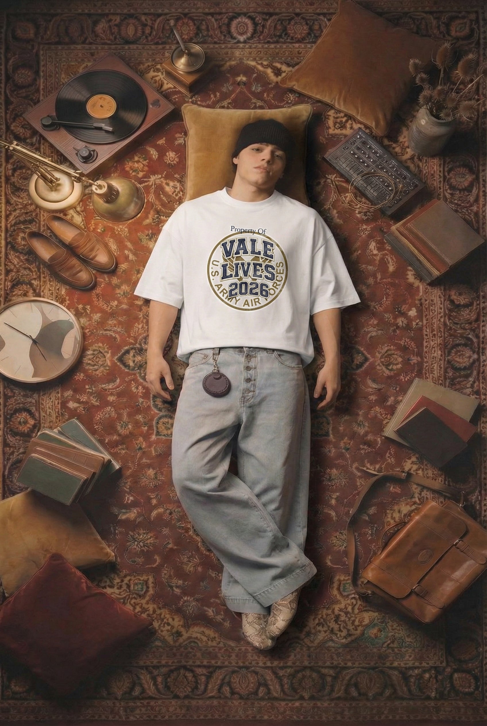 Vale Lives 2026 Graphic T-Shirt – Classic Streetwear Cotton Tee